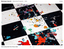 Tablet Screenshot of nicholascalcott.com